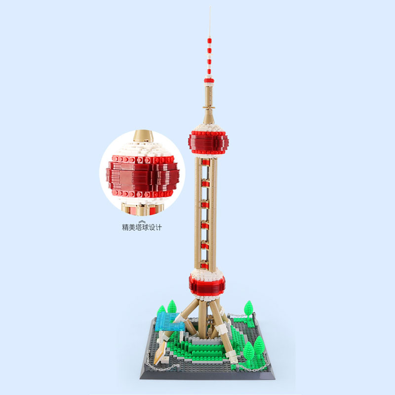 Wange 5224 Oriental Pearl Tower Shanghai China 3 - SUPER18K Block