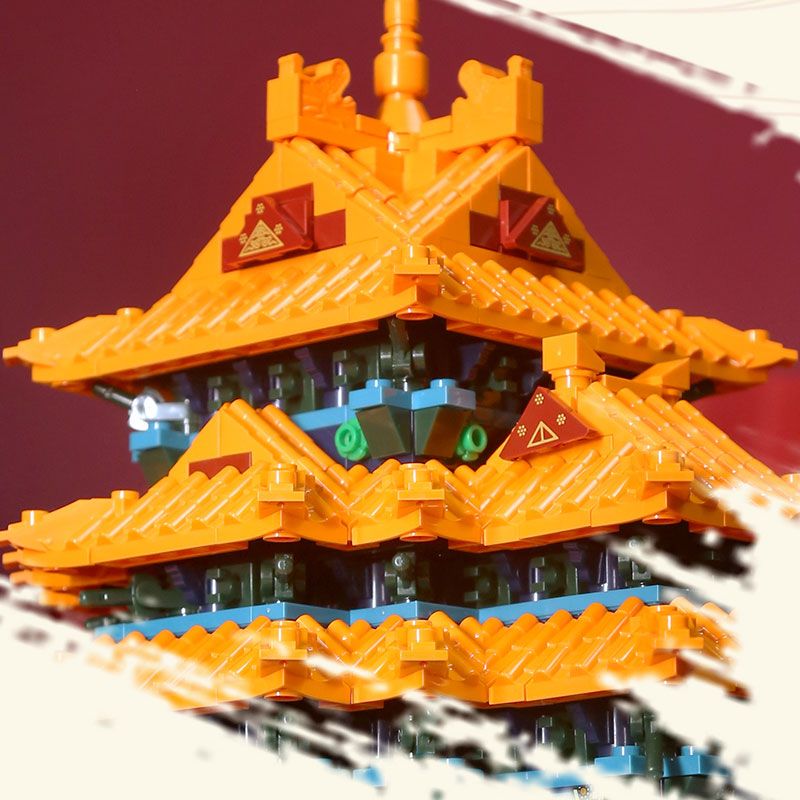 Wange 5239 Turret of Palace Museum Beijing China 4 - SUPER18K Block