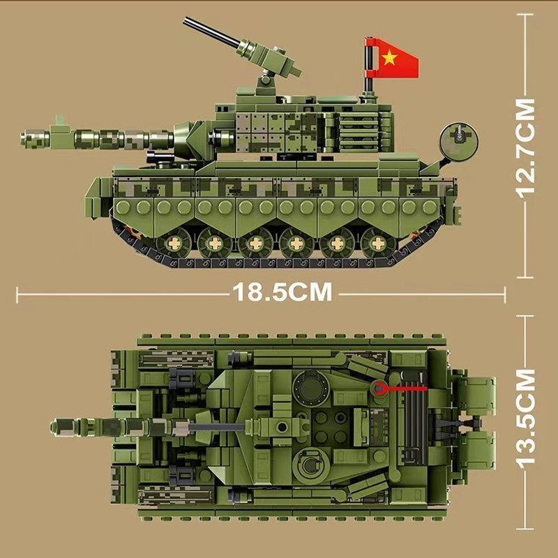 LWCK 90013 TYPE 99 Main Battle Tank 3 - SUPER18K Block