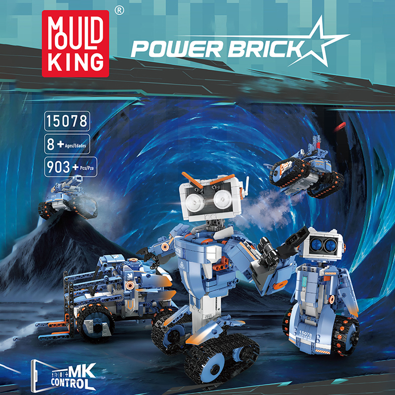 Mould King 15078 Motor Five Change Robot Carl 1 - SUPER18K Block