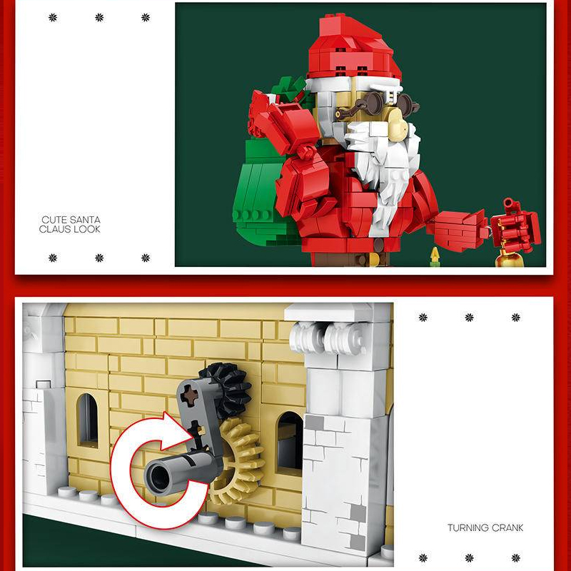Reobrix 66001 Santa Coming Christmas 5 - SUPER18K Block