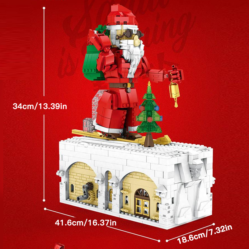 Reobrix 66001 Santa Coming Christmas 6 - SUPER18K Block
