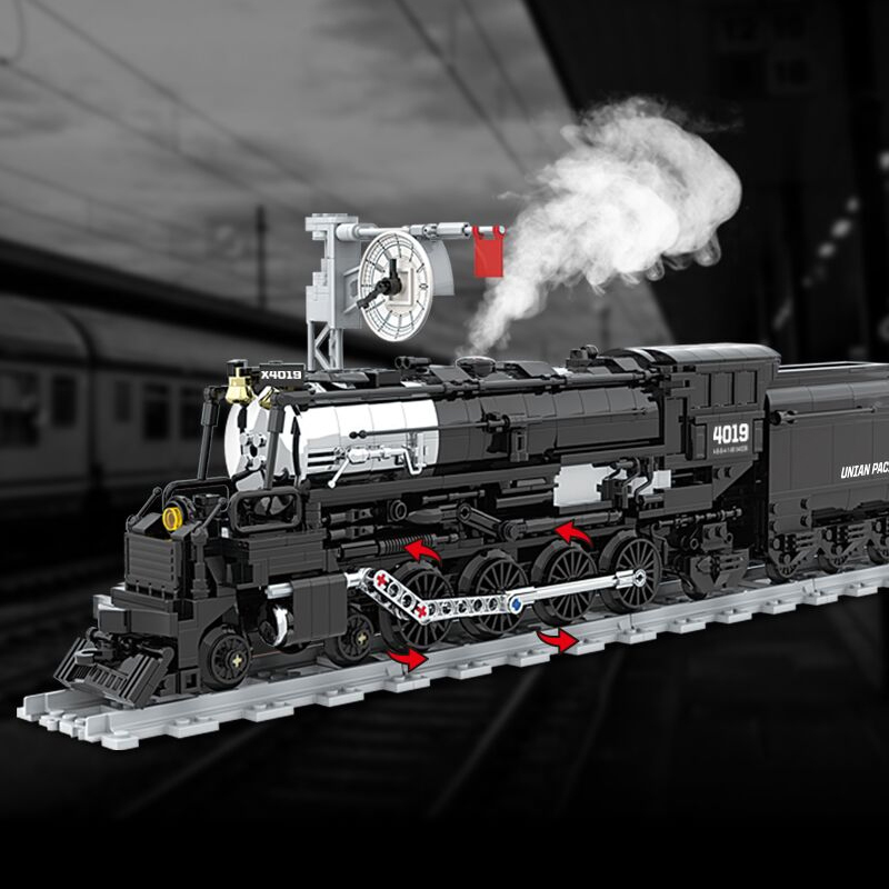 DK 80014 Big Boy Simulation Train 4 - SUPER18K Block