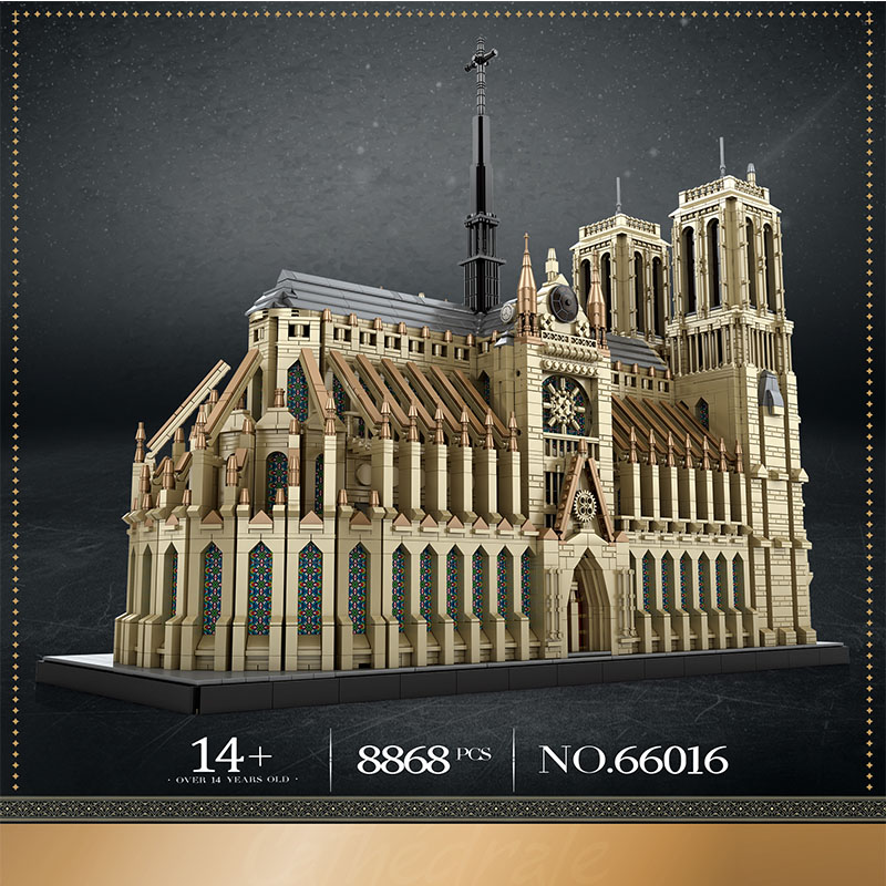 Reobrix 66016 Cathedral Of Notre Dame 4 - SUPER18K Block