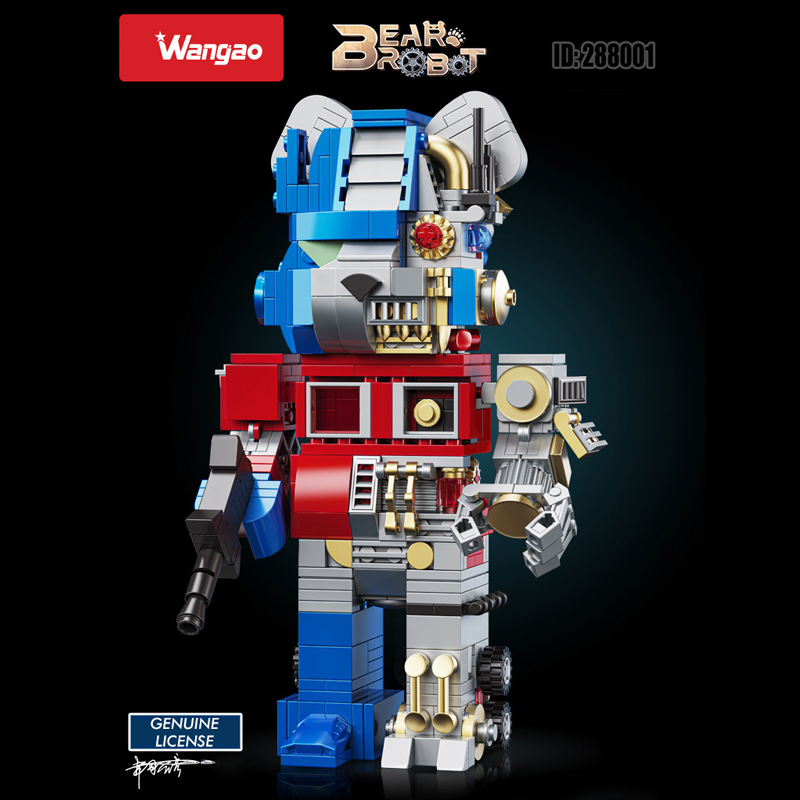 Wangao 288001 Optimus Prime Semi Mechanical Bear Brick 1 - SUPER18K Block