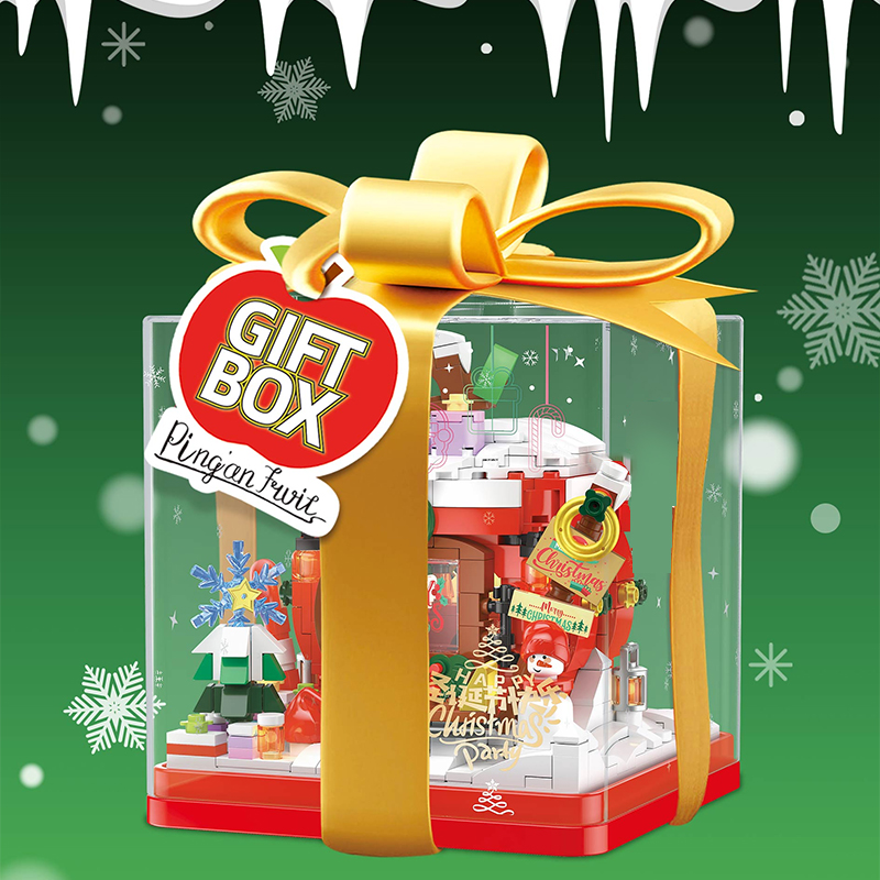 ZHEGAO 662024 Gift Box Christmas House 3 - SUPER18K Block