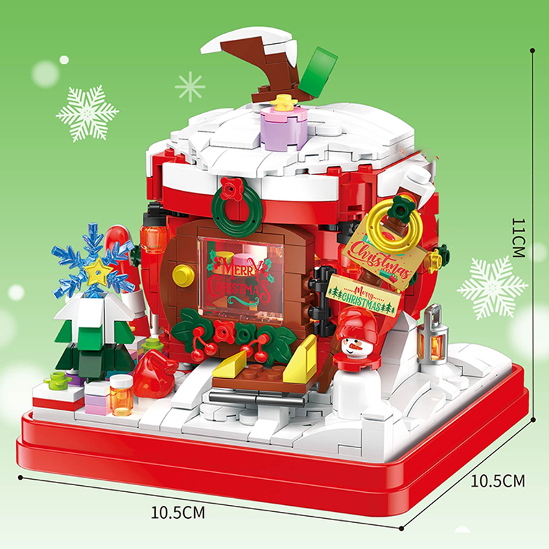 ZHEGAO 662024 Gift Box Christmas House 4 - SUPER18K Block