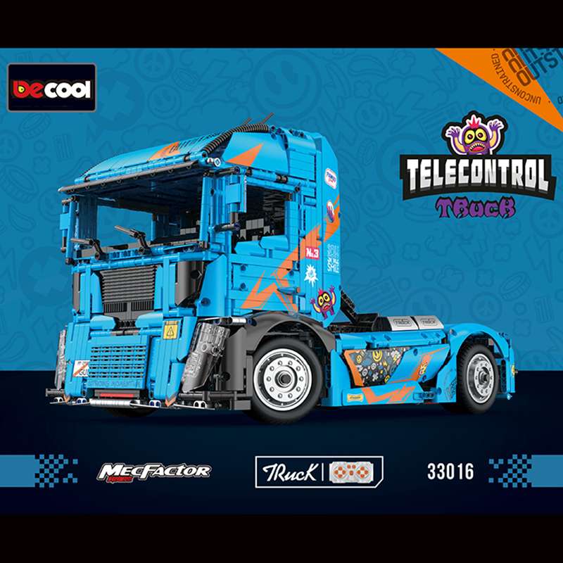 Decool 33016 Telecontrol Truck With Motor 1 - SUPER18K Block