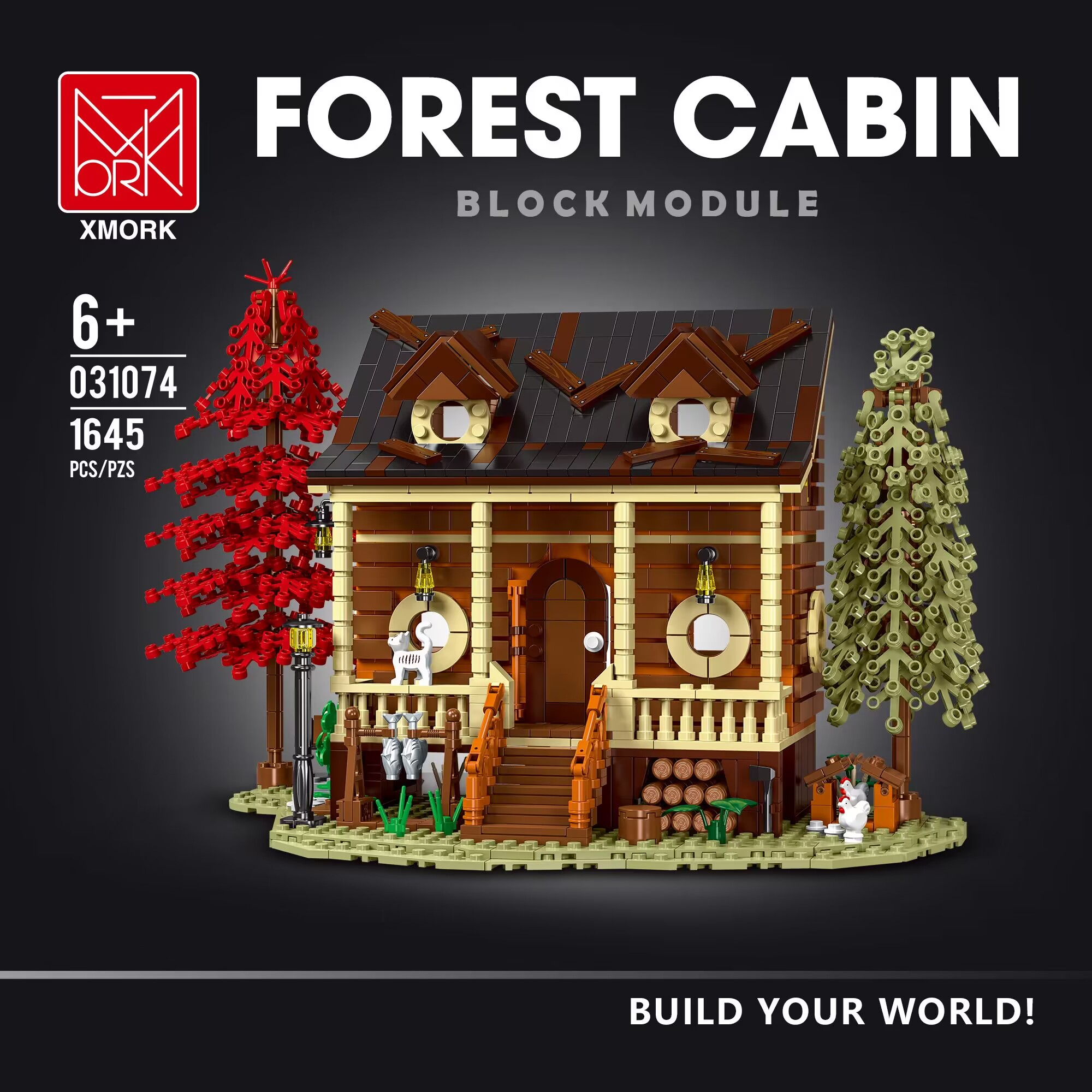 Mork 031074 Forest Cabin 1 - SUPER18K Block