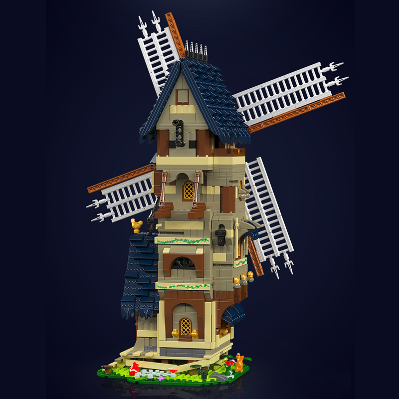 Mould King 10060 Medieval Windmill 4 - SUPER18K Block