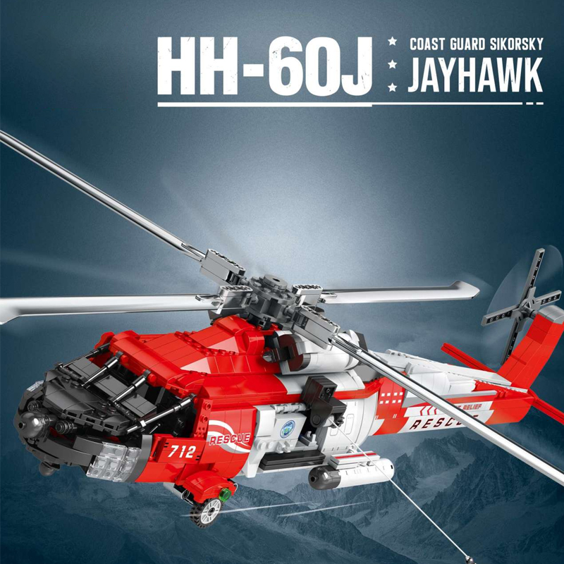 Reobrix 33026 HH 60J Rescue Aircraft 1 - SUPER18K Block
