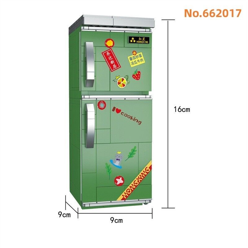 ZHEGAO 662017 Back To The 1990s Refrigerator 2 - SUPER18K Block