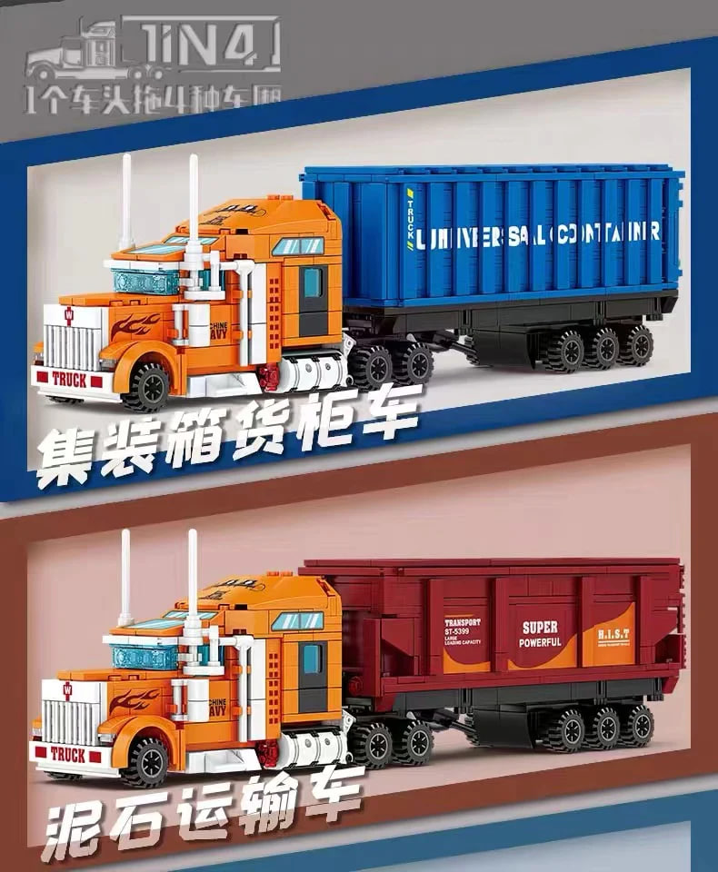 KAZI 98272 Multi Purpose Container Truck 2 - SUPER18K Block