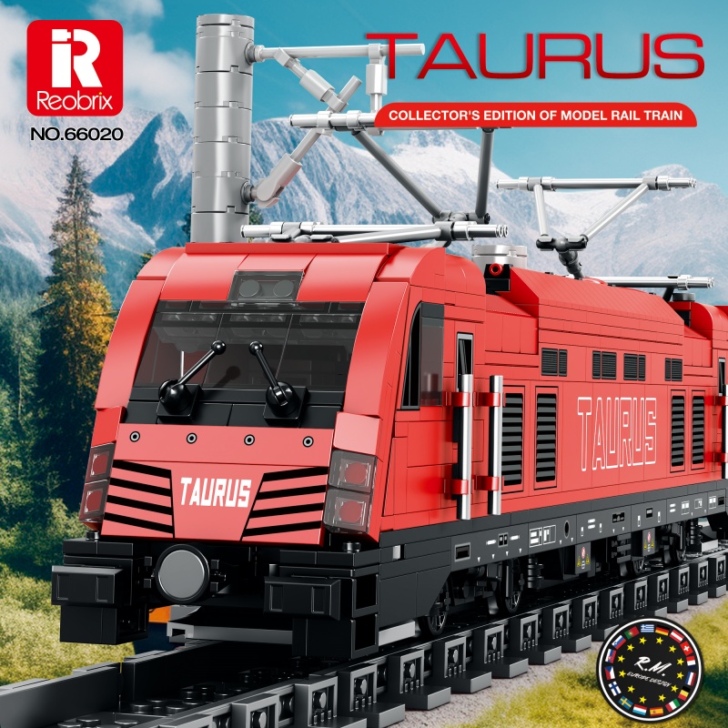 Reobrix 66020 Taurus European Electric Passenger Trains 1 - SUPER18K Block