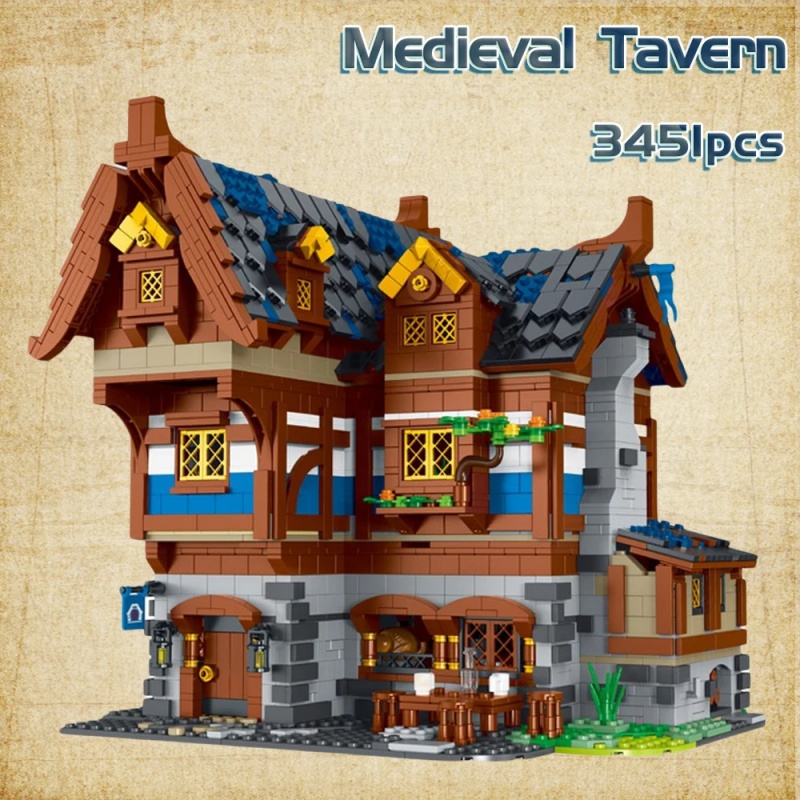 XMORK 033002 Medieval Tavern 1 - SUPER18K Block